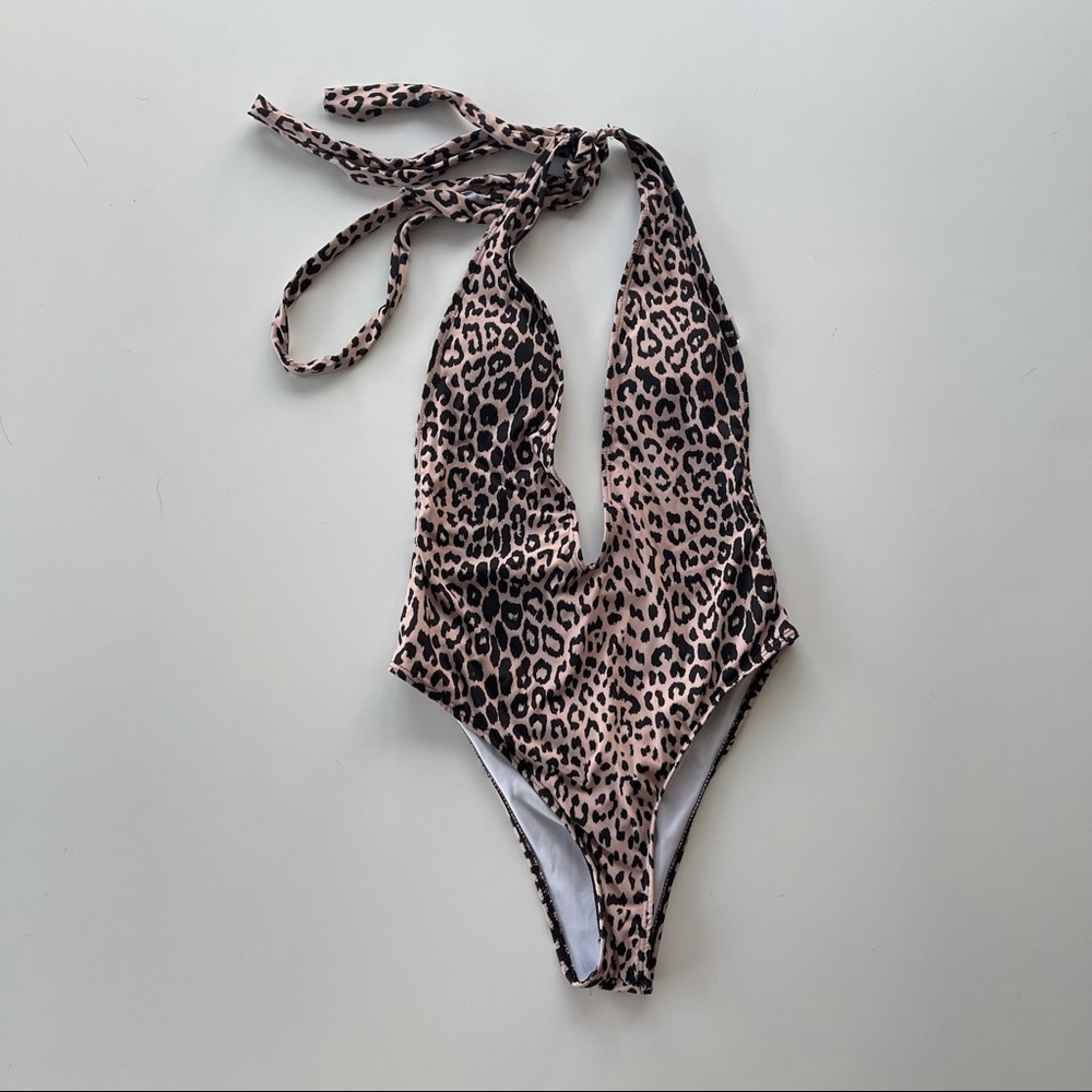 Cheetah One piece sexy swimsuit 
Size Medium 
Swim